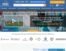 Tablet Screenshot of measurementsystems.co.uk